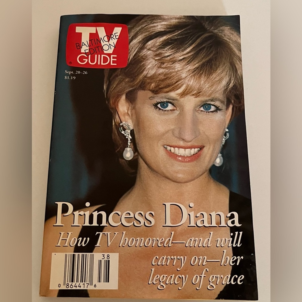 TV GUIDE September 20-26, 1997 Princess Diana